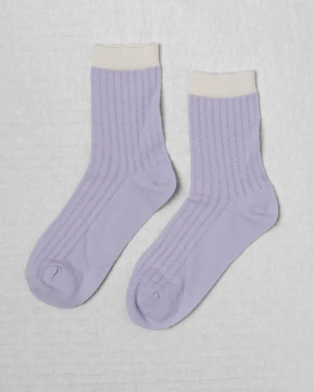 UNIFIED CHAUSSETTES SUNDAYS SOCKS - LAVENDER SOLID
