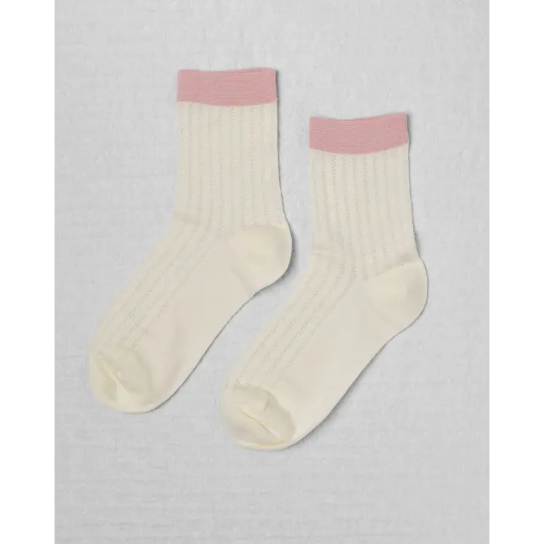 UNIFIED SUNDAYS SOCKS - ROSE STRIPE