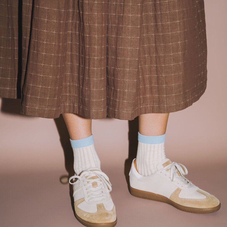 UNIFIED CHAUSSETTES SUNDAYS SOCKS - BLUEBELL STRIPE
