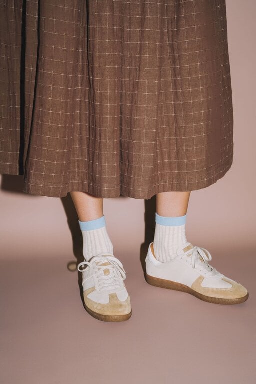 UNIFIED CHAUSSETTES SUNDAYS SOCKS - BLUEBELL STRIPE