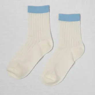 UNIFIED CHAUSSETTES SUNDAYS SOCKS - BLUEBELL STRIPE