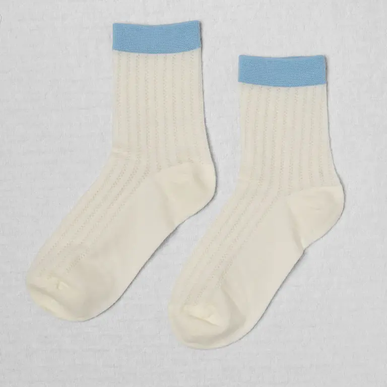 UNIFIED CHAUSSETTES SUNDAYS SOCKS - BLUEBELL STRIPE