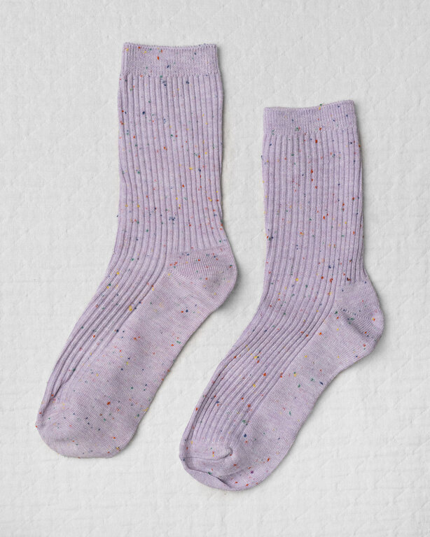 UNIFIED CHAUSSETTES CONFETTI SOCKS - LILAC
