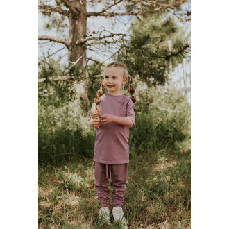 ZAK & ZOÉ PANTALON HAREM - MAUVE
