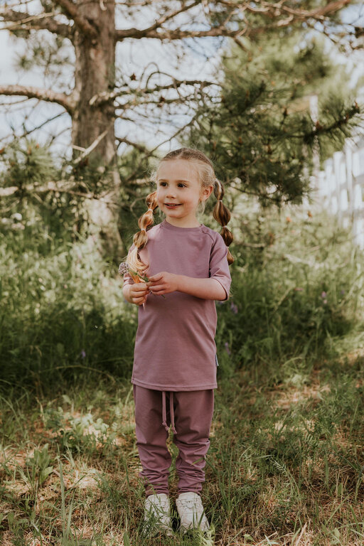 ZAK & ZOÉ PANTALON HAREM - MAUVE