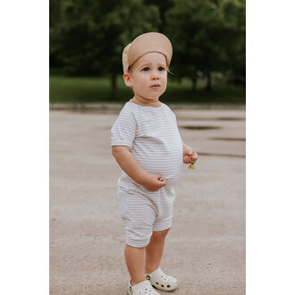 ZAK & ZOÉ ROMPER D'ÉTÉ - LIGNÉ BEIGE