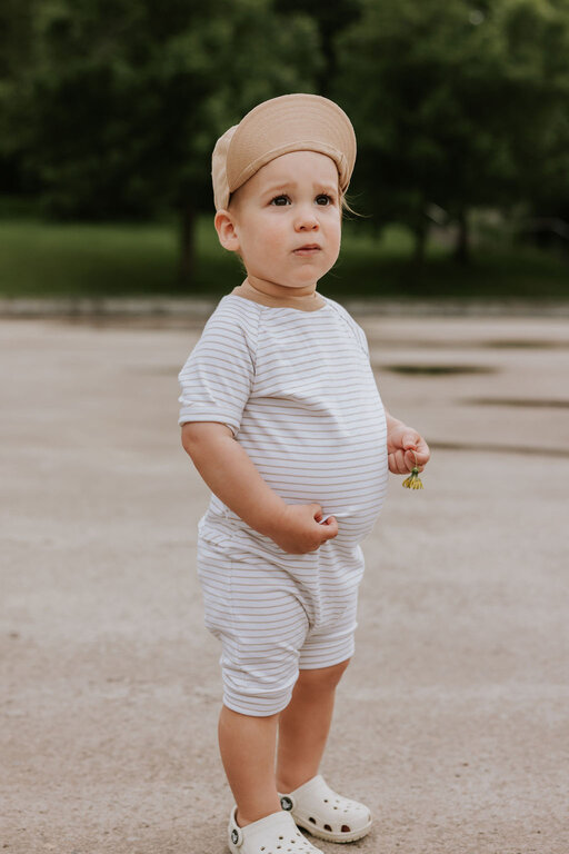 ZAK & ZOÉ ROMPER D'ÉTÉ - LIGNÉ BEIGE