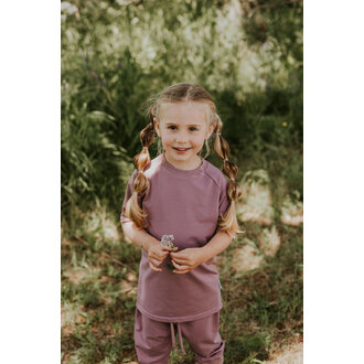 ZAK & ZOÉ T-SHIRT EN BAMBOU - MAUVE