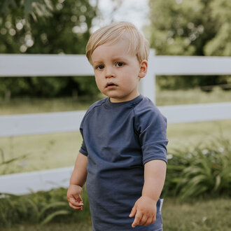 ZAK & ZOÉ T-SHIRT EN BAMBOU - BLEU FRANCAIS
