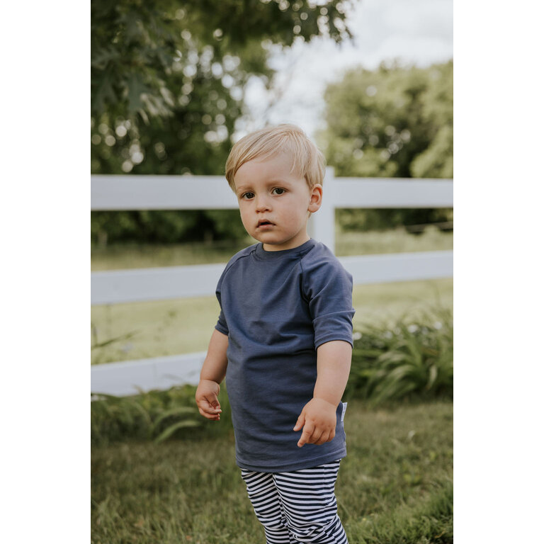 ZAK & ZOÉ T-SHIRT EN BAMBOU - BLEU FRANCAIS