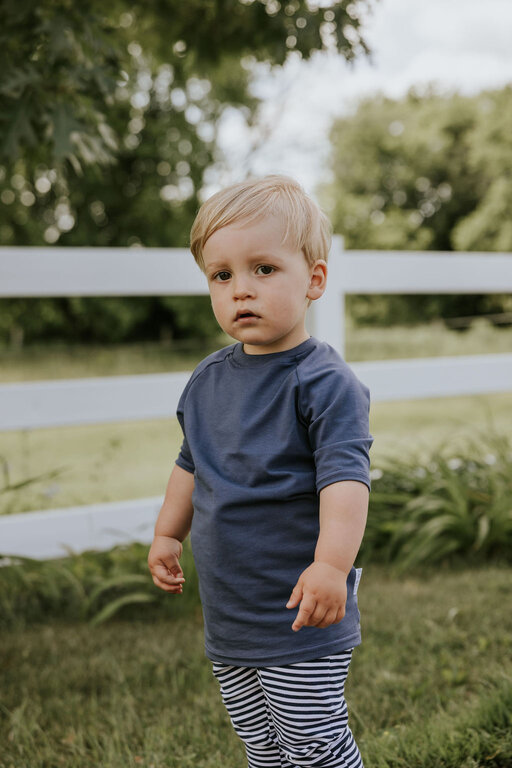 ZAK & ZOÉ T-SHIRT EN BAMBOU - BLEU FRANCAIS