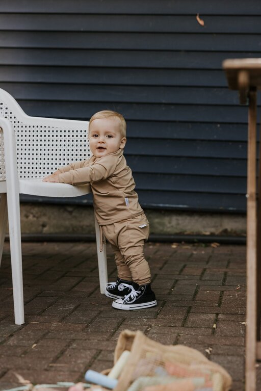 ZAK & ZOÉ CHANDAIL MANCHES LONGUES - BEIGE