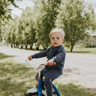 ZAK & ZOÉ ROMPER EN BAMBOU - BLEU FRANÇAIS