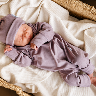 ZAK & ZOÉ ROMPER EN BAMBOU - LILAS