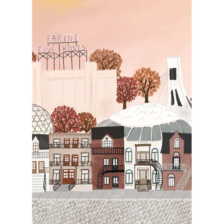 MIMI & AUGUST AFFICHE  (8 X 10) - MONTRÉAL