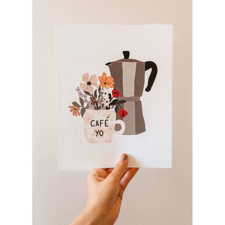 MIMI & AUGUST AFFICHE  (8 X 10) - FLORAL MORNING