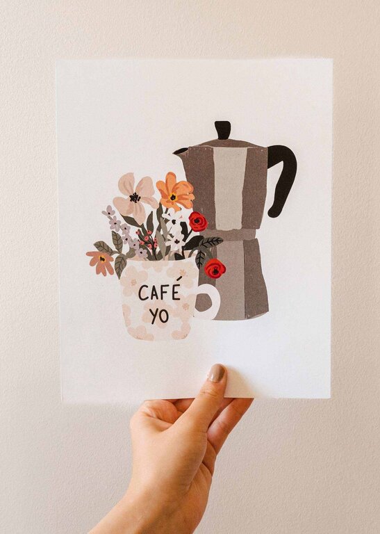 MIMI & AUGUST MIMI & AUGUST - AFFICHE  (8 X 10) - FLORAL MORNING