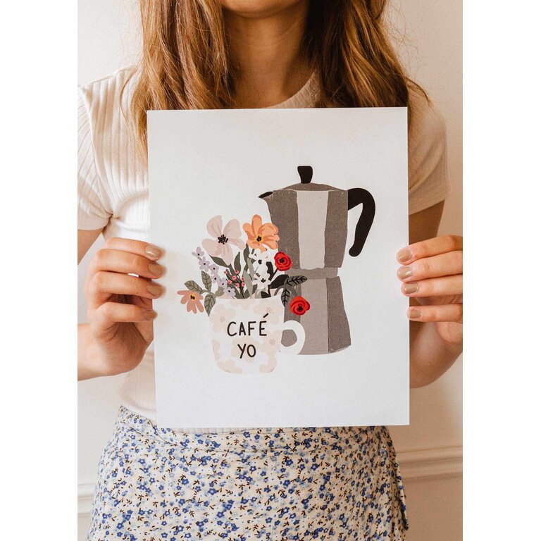 MIMI & AUGUST AFFICHE  (8 X 10) - FLORAL MORNING