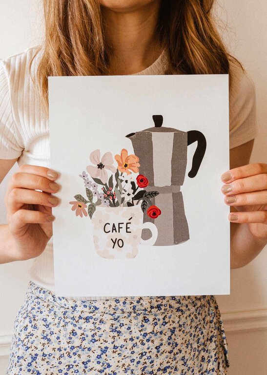 MIMI & AUGUST MIMI & AUGUST - AFFICHE  (8 X 10) - FLORAL MORNING
