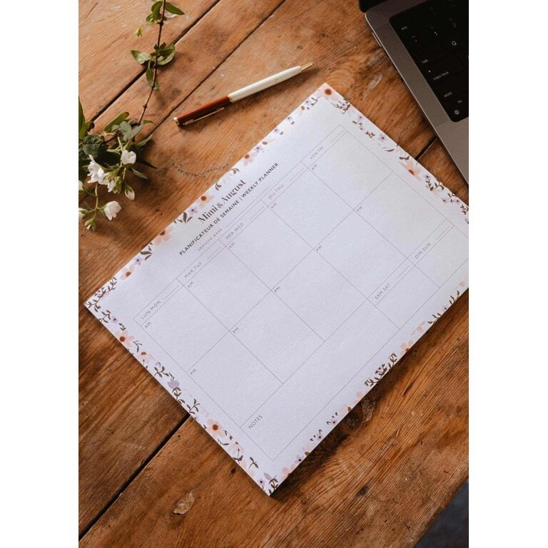 MIMI & AUGUST WEEKLY PLANNER - PETALS