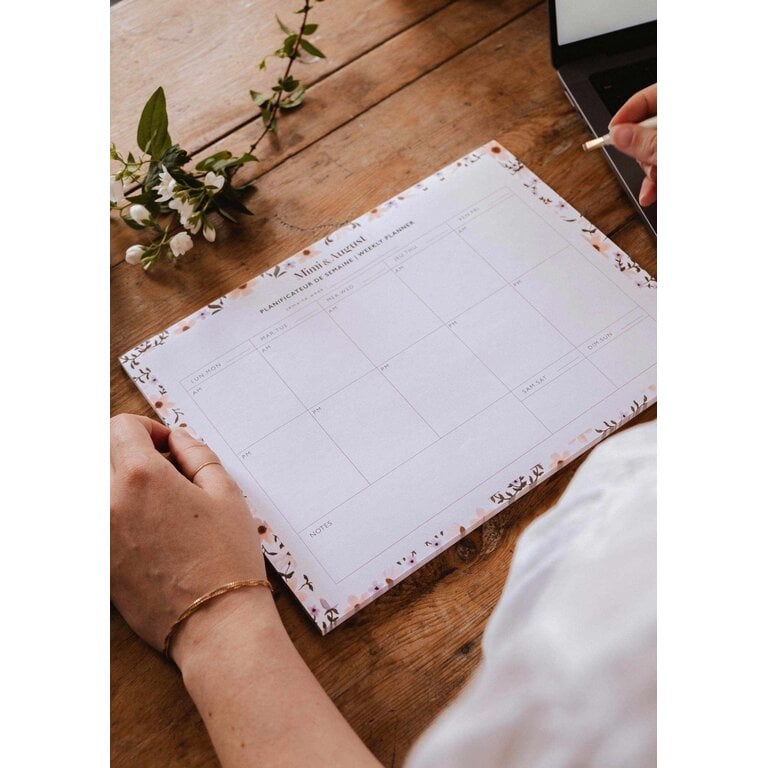 MIMI & AUGUST WEEKLY PLANNER - PETALS