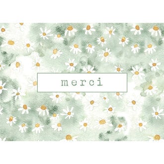 STÉPHANIE RENIÈRE MINI CARTE DE SOUHAITS - MARGUERITE 1M