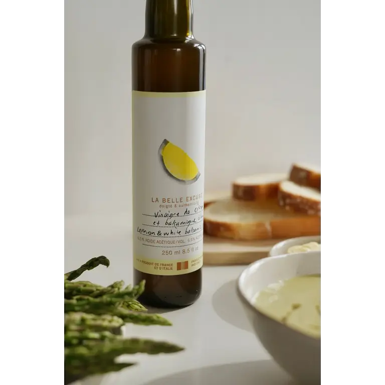 LA BELLE EXCUSE VINAIGRE DE CITRON ET BALSAMIQUE BLANC