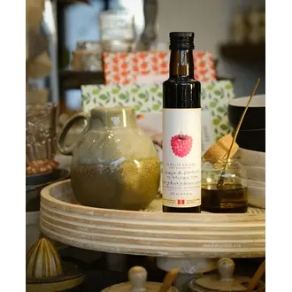LA BELLE EXCUSE VINAIGRE DE FRAMBOISE ET BALSAMIQUE BLANC