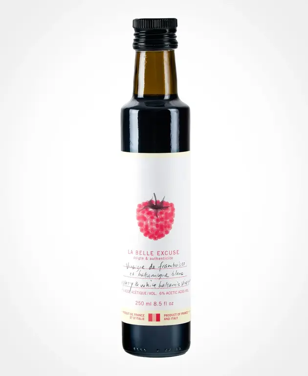LA BELLE EXCUSE LA BELLE EXCUSE - VINAIGRE DE FRAMBOISE ET BALSAMIQUE BLANC
