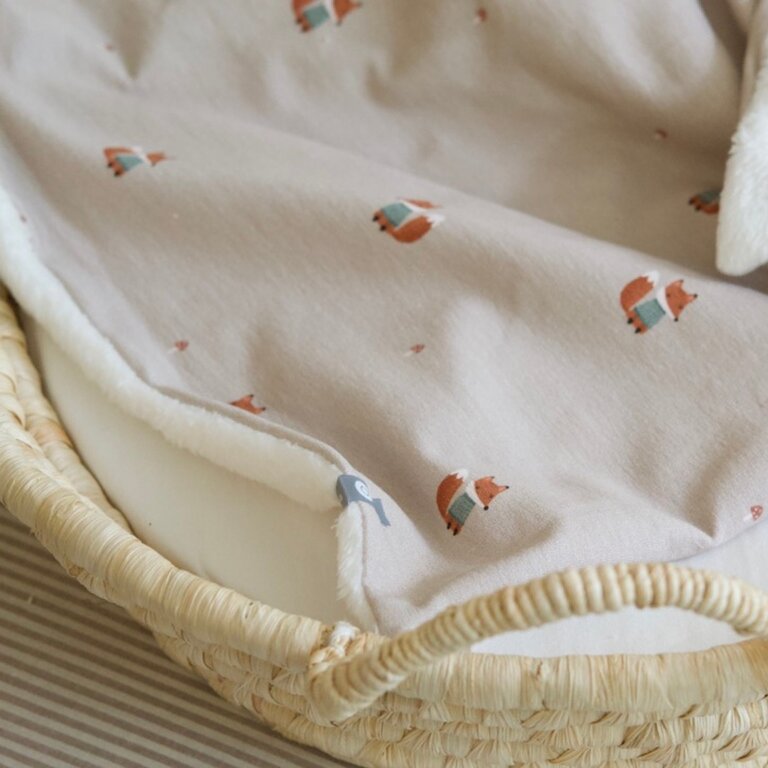 BALUCHON BALUCHON - COUVERTURE FLUFFY + COTON - MOTIFS DE RENARD 1952