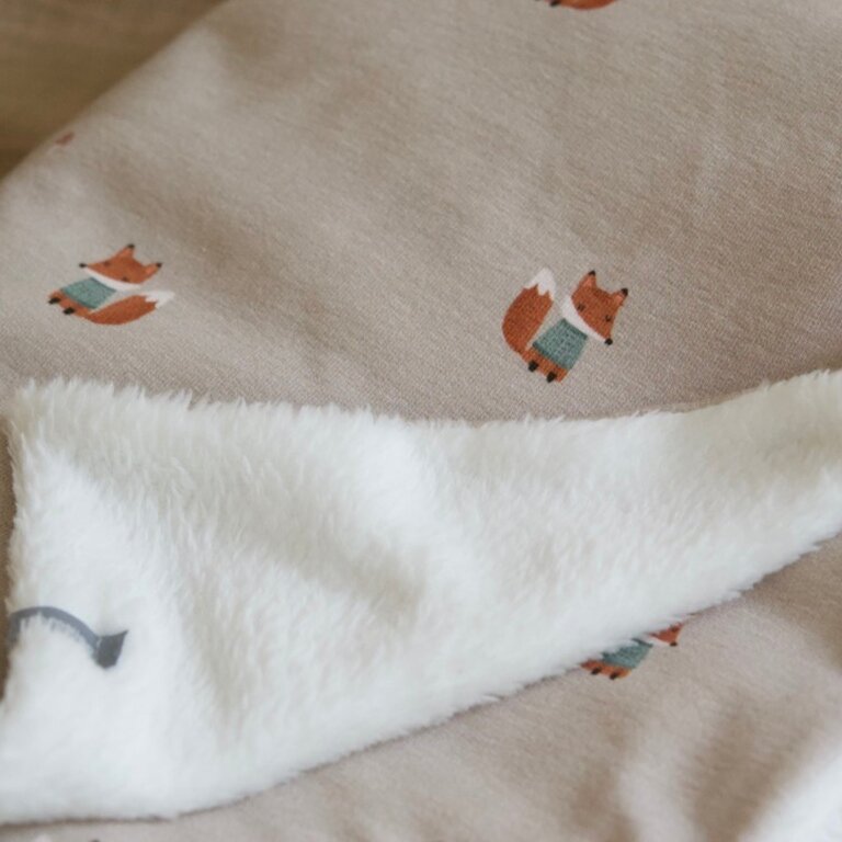 BALUCHON BALUCHON - COUVERTURE FLUFFY + COTON - MOTIFS DE RENARD 1952