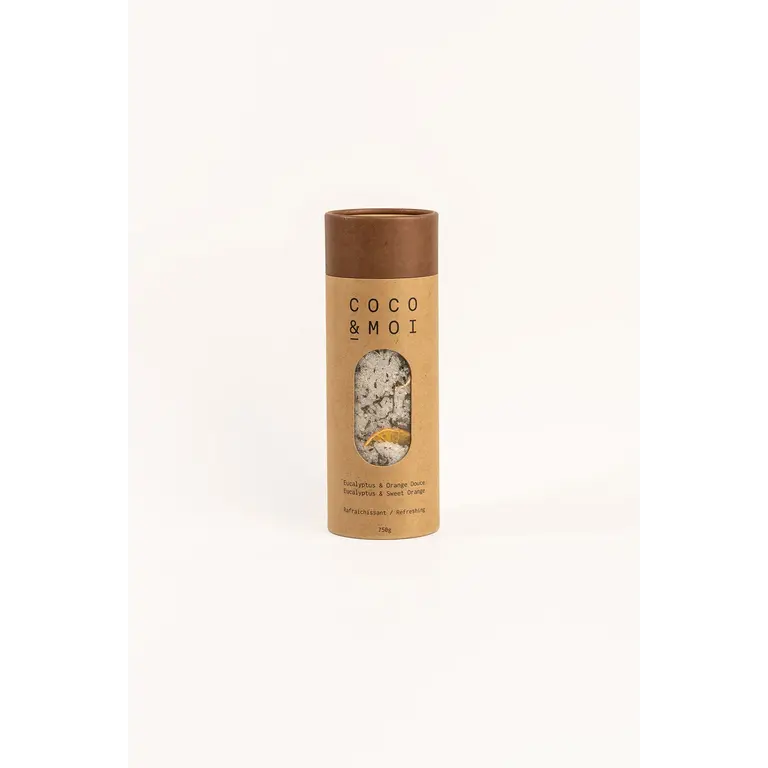 COCO & MOI BATH SALTS - EUCALYPTUS & SWEET ORANGE