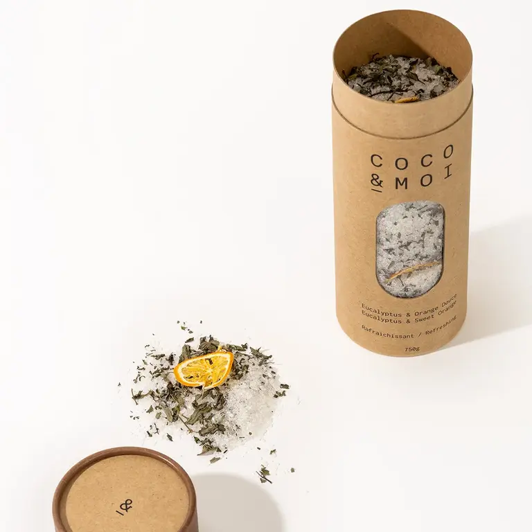 COCO & MOI SELS DE BAIN - EUCALYPTUS & ORANGE DOUCE