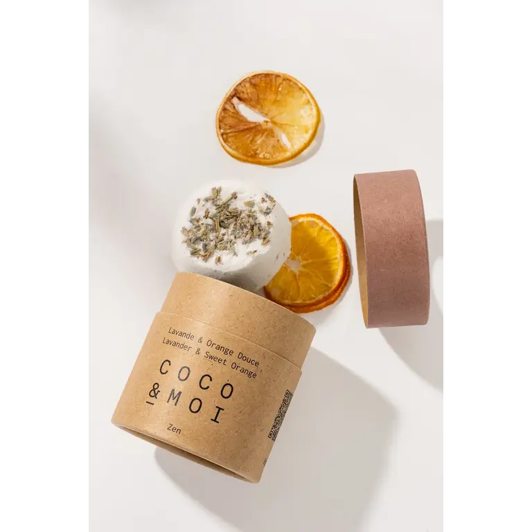 COCO & MOI BOMBE DE BAIN - LAVANDE & ORANGE DOUCE