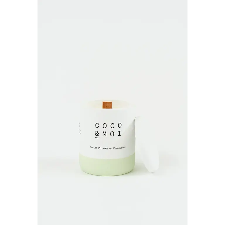 COCO & MOI CANDLE 320g - PEPPERMINT & EUCALYPTUS