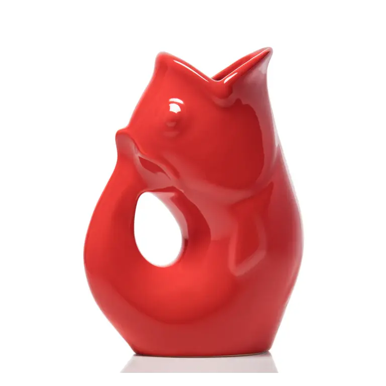 GURGLE POT 42 OZ DRINK PITCHER - BRIGHT RED