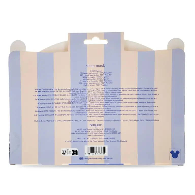 MAD BEAUTY MASQUE DE SOMMEIL - WINNIE THE POOH