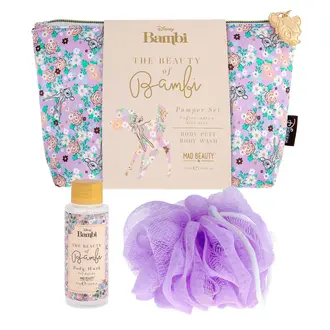 MAD BEAUTY COFFRET GEL DE DOUCHE ET HOUPETTE - BAMBI