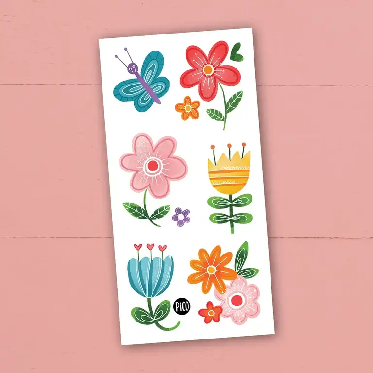 PICO TATOO PICO TATOO - TATOUAGES TEMPORAIRES - LES JOLIES FLEURS