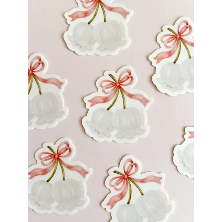 MARIE-LISE ILLUSTRATION DIE-CUT STICKER - LILY OF THE VALLEY