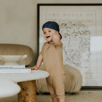 ZAK & ZOÉ ROMPER D'ÉTÉ - BEIGE