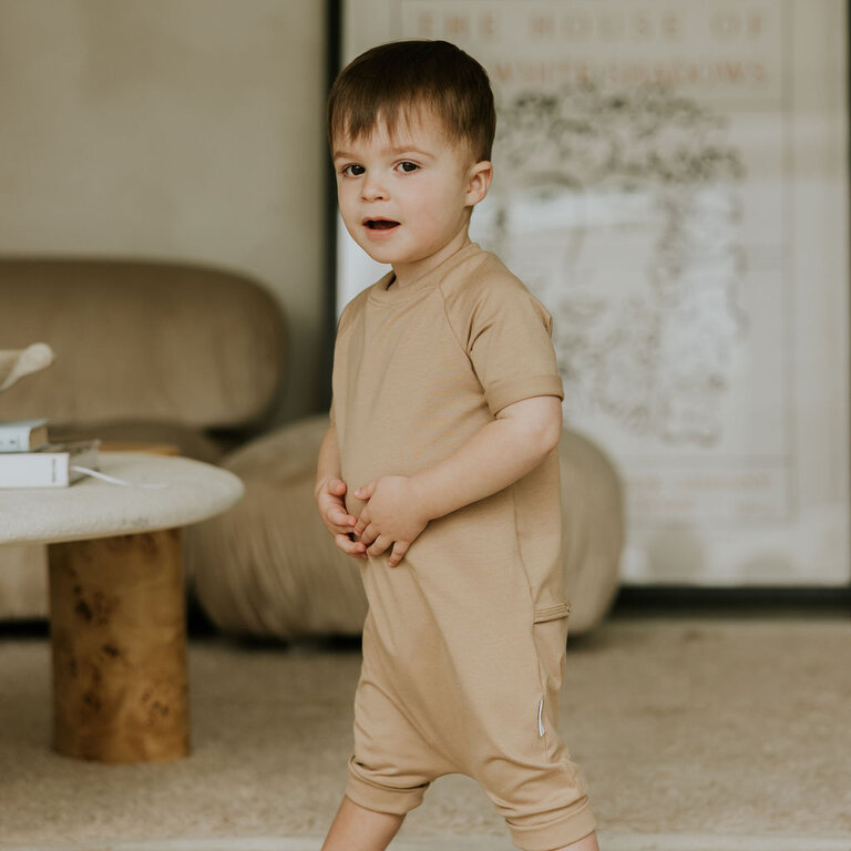 ZAK & ZOÉ ROMPER D'ÉTÉ - BEIGE