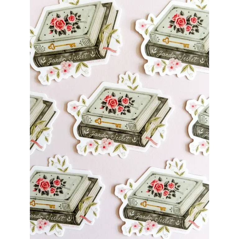 MARIE-LISE ILLUSTRATION DIE-CUT STICKER - SECRET GARDEN