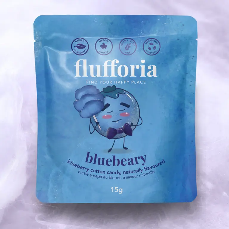 FLUFFORIA SACHET DE BARBE À PAPA - BLEUET