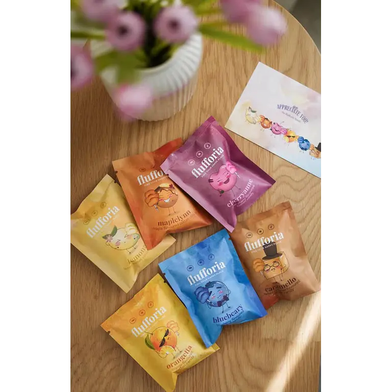 FLUFFORIA SACHET DE BARBE À PAPA - CARAMEL SALÉ