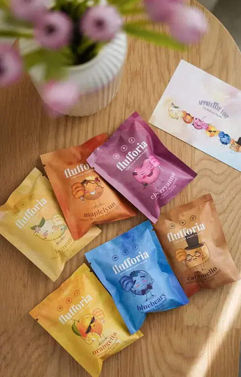 FLUFFORIA SACHET DE BARBE À PAPA - CARAMEL SALÉ