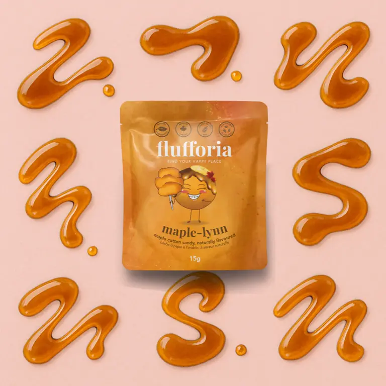 FLUFFORIA SACHET DE BARBE À PAPA - ÉRABLE