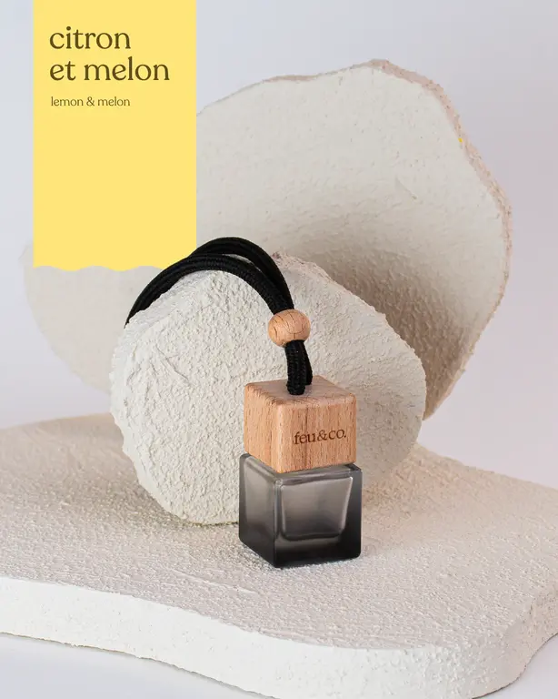 FEU & CO. DIFFUSEUR POUR LA VOITURE - CITRON ET MELON