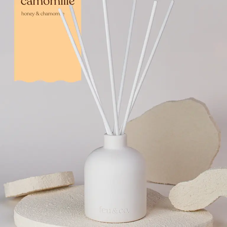 FEU & CO. DIFFUSEUR À ROSEAUX - MIEL ET CAMOMILLE