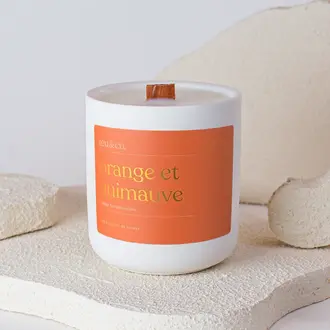 FEU & CO. BOUGIE - ORANGE ET GUIMAUVE